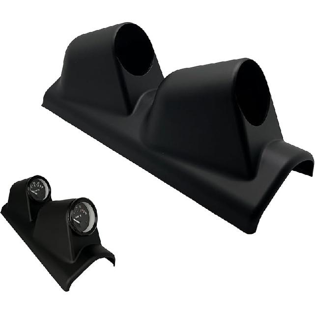 Black Universal 2" 52mm Single 1 Hole Dash Gauge Console Dashboard Pod Holder