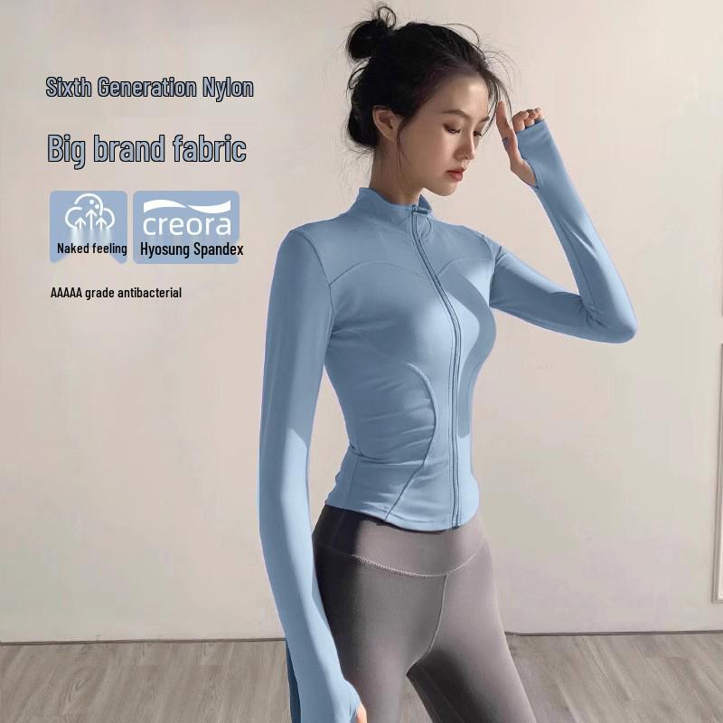 Women's Quick-Dry UV Protection Yoga Jacket for Running & Outdoor Fitness