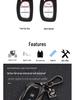 BAIC Huansu S Series Metal Car Key Case: Fits S2, S3, S5, S6, S7 - Full Wrap, High-End, Personalized Design for Men