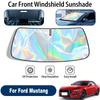 Car Windshield Sun Shade UV Reflective Sun Visor Protection Cover For Ford Mustang S197 S550 S650 2005-2026