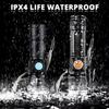 Powerful LED Flashlight With Tail USB Charging Head Zoomable Waterproof Torch Portable Light 3 Lighting Modes Built-in Battery