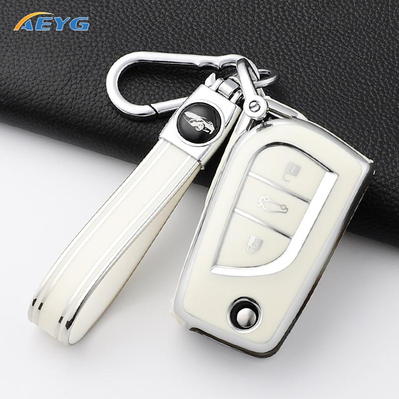 Autofernbedienung Schlüsselhülle Schale Fob Für Toyota Auris Corolla Avensis Verso Yaris Aygo Scion Tc Im Camry Rav4 Zubehör