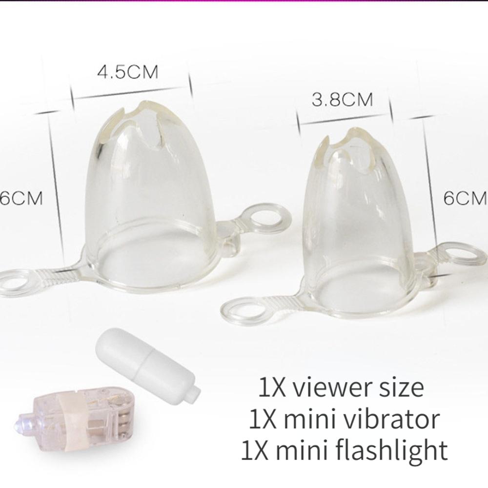 S+M-temaleker Belysningsutvidelse Vaginal voyeuristisk enhet Vaginale dilatorer Spekulum Analprodukter