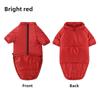 Winter Dog Clothes Cotton-padded Bipedal Dog Clothing Large Dogs Warm Fleece Windproof Wear-resistant Thicken Soft Dogs Apparels
