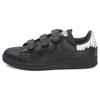 Originals Stan Smith Comfort Trendy Comfortable Slip-Resistant Durable Low-Top Casual Shoes Women Sneaker Black BY2974