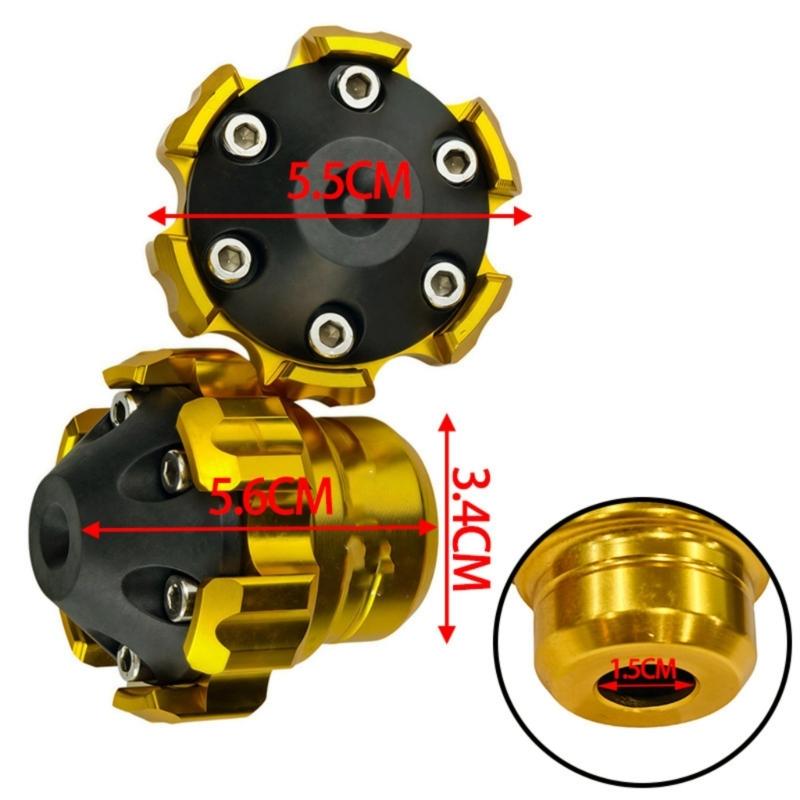 Strong Aluminum Motorcycle Front Fork Crash Cup Anti Drop Protector Vibration Reduction for Improved Riding Comfort