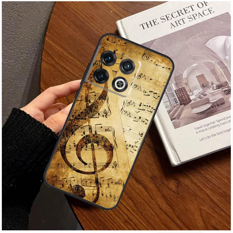 Music Note Symbol Piano Case For OnePlus 8T 10T 9R 10R 12R 11 12 9 10 Pro Nord CE 2 3 Lite CE4 2T N10 N20 N30 Cover