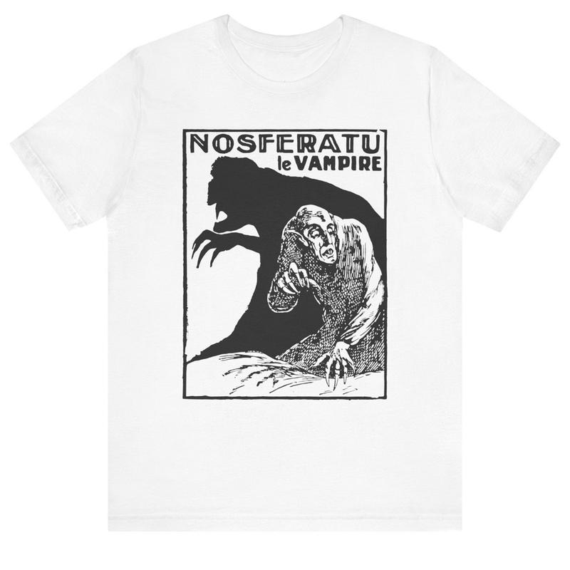 Nosferatu T-shirt Silent Film Vintage Gothic Art Horror Classic Movie Unisex T-Shirt L
