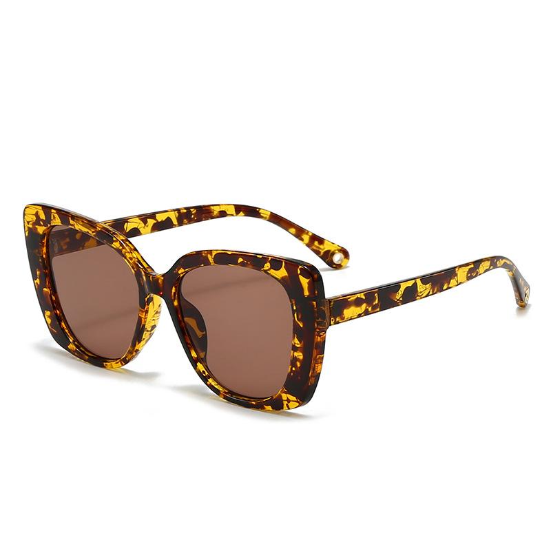 Sunglasses for Women, High-end Sunglasses, Anti-UV Pink Sunglasses, Large Frame Taizhou Duqiao Glasses
