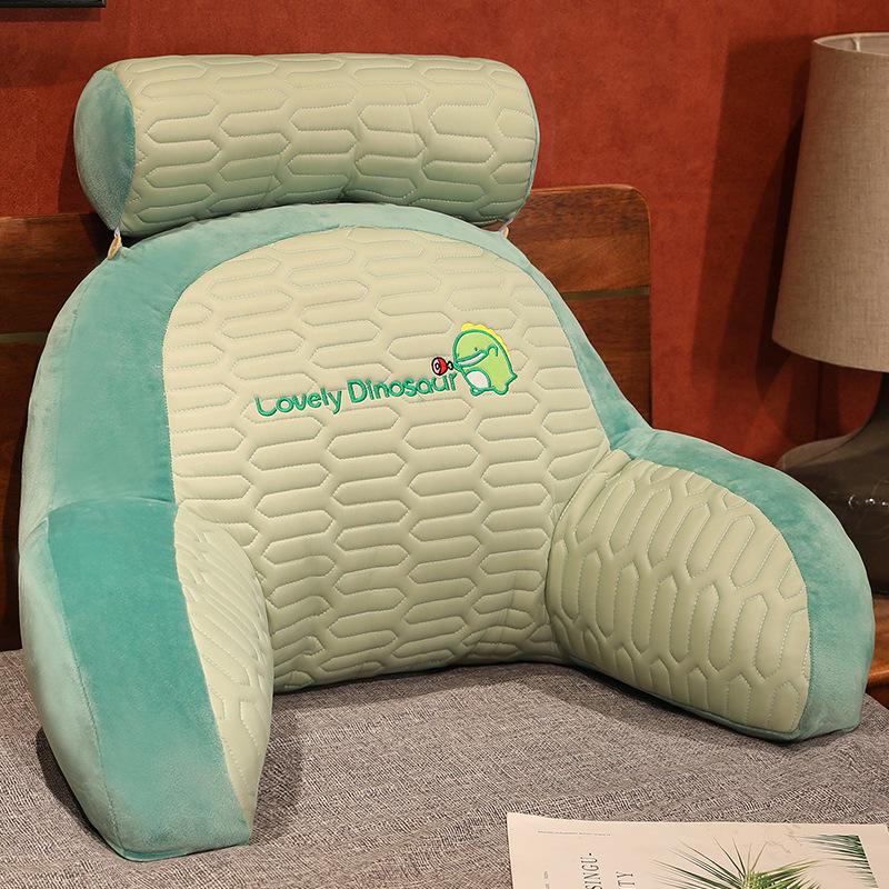 Ice Bean Headboard Cushion: Soft Lumbar Support Pillow for Bed, Sofa, or Dorm - Large Backrest & Throw Pillow for Students