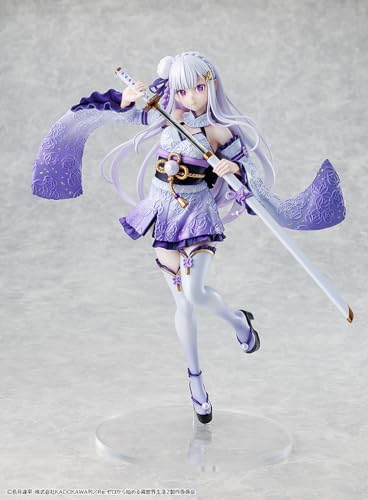 Kadokawa [KADOKAWA] KDcolle Re:ZERO -Starting Life in Another World- Emilia Battle Attire Ver. 1/7 Scale Plastic Pre-painted Finished Figure