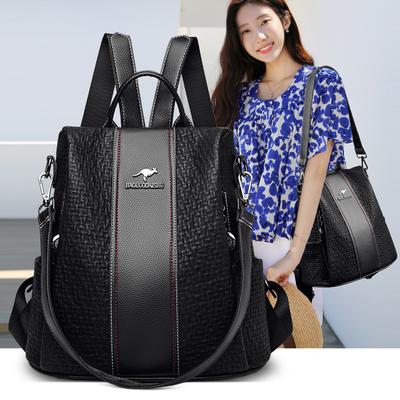 Dames zacht leer anti-diefstal rugzak luxe designer schoolrugzak grote capaciteit dames reistassen nieuwe mode