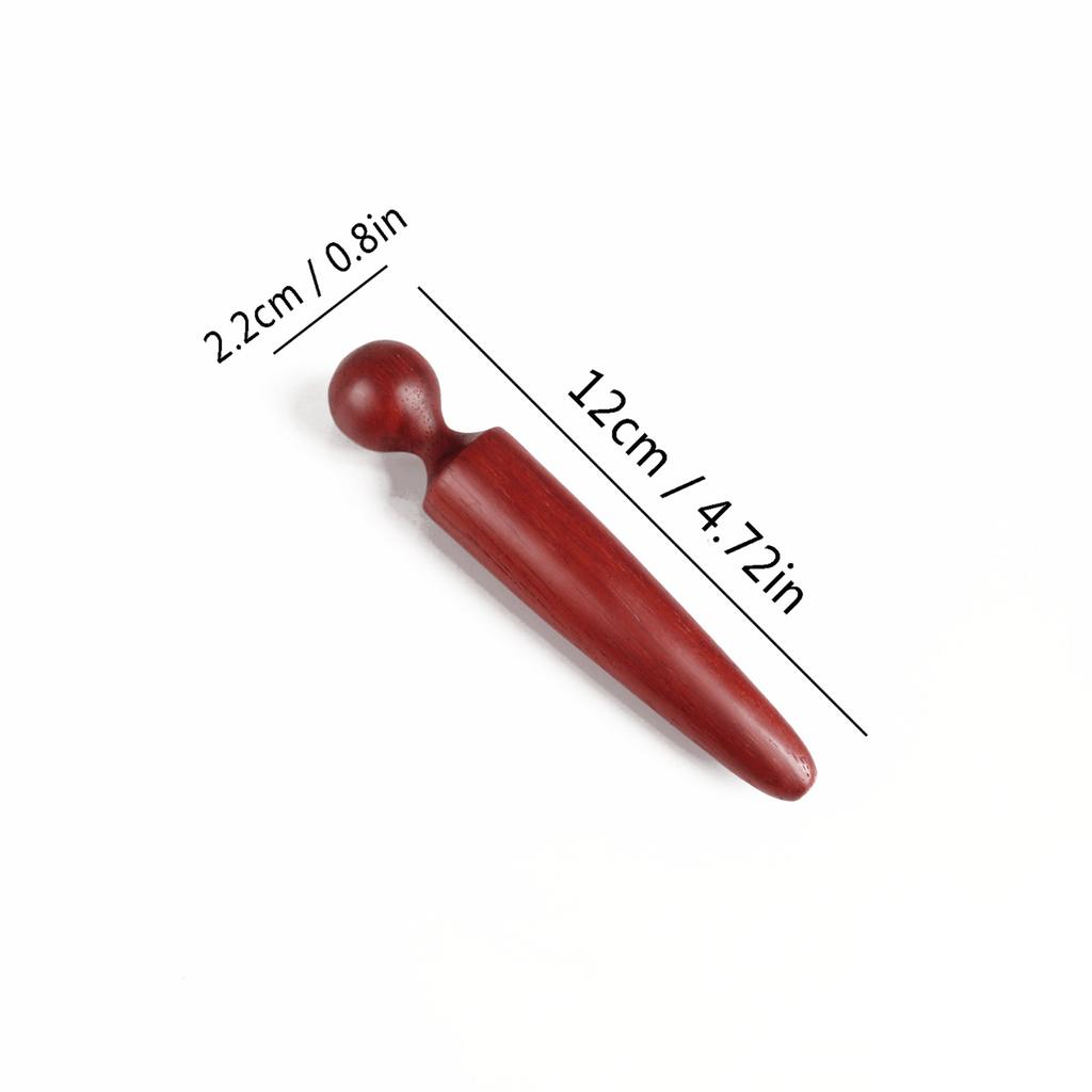 Vietnamese Rosewood Massage Tool Wooden Cross Nasal Acupoint Stimulator Triangular Bird-Foot Foot Massager