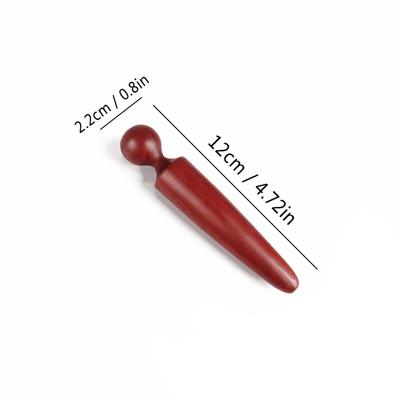 Vietnamese Rosewood Massage Tool Wooden Cross Nasal Acupoint Stimulator Triangular Bird-Foot Foot Massager