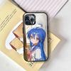 K-Konata Izumi L-Lucky S-Star Phone Case For iPhone 17,16,15,14,13,12,11 Plus,Pro Max,XS,Colored Silver Plated Inside Cover