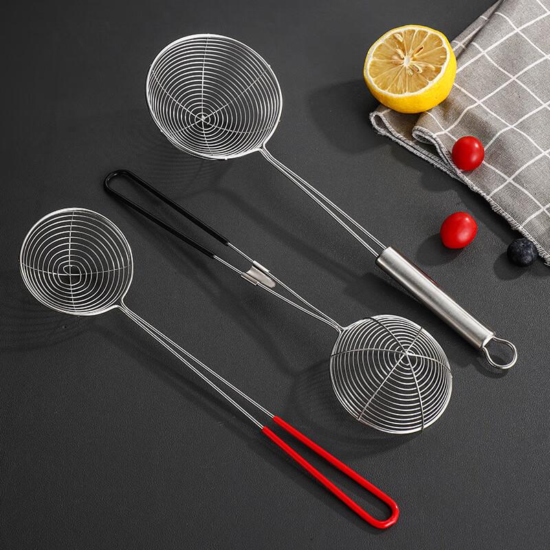304 Stainless Steel Fine Mesh Strainer Spoon