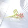 Flower Metal Hair Claw For Women Gold Silver Cross Crab Hair Clip Korean Elegant Hairpin Girl Hair Accessories