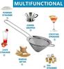 Stainless Steel Conical Strainer for Cocktail Drink Bar Strainers Bartender Bar Tool Fine Mesh Cocktail Ice Strainer
