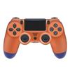 Controlador Bluetooth Sem Fio Dupla Vibração para Controle PS4 Laranja Versão Europeia Gamepad