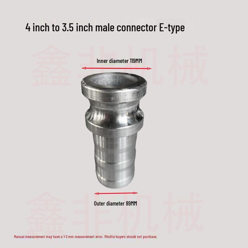 Aluminum Alloy Type C Male & Female Quick Coupler Hose Fittings with Reducing Lever