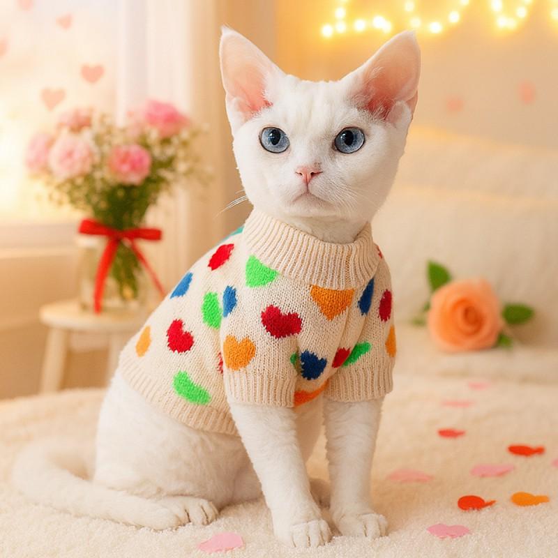 Pet Circle Warm Winter Knit Sweater Dogs Cats - Cozy Holiday Costume In Multiple Designs