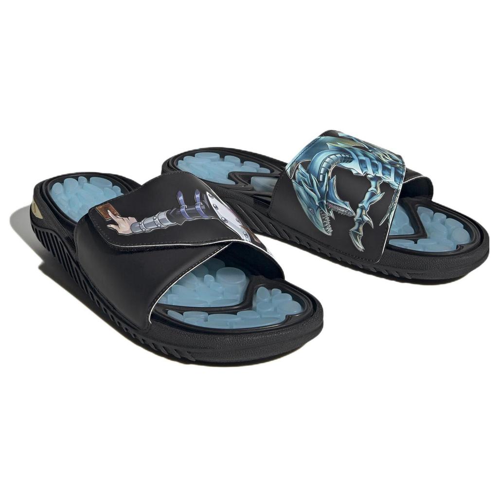 Reptossage Yu-Gi-Oh! x Reptossage Adidas Originals Slide 'Blue Eyes White Dragon' HQ4276