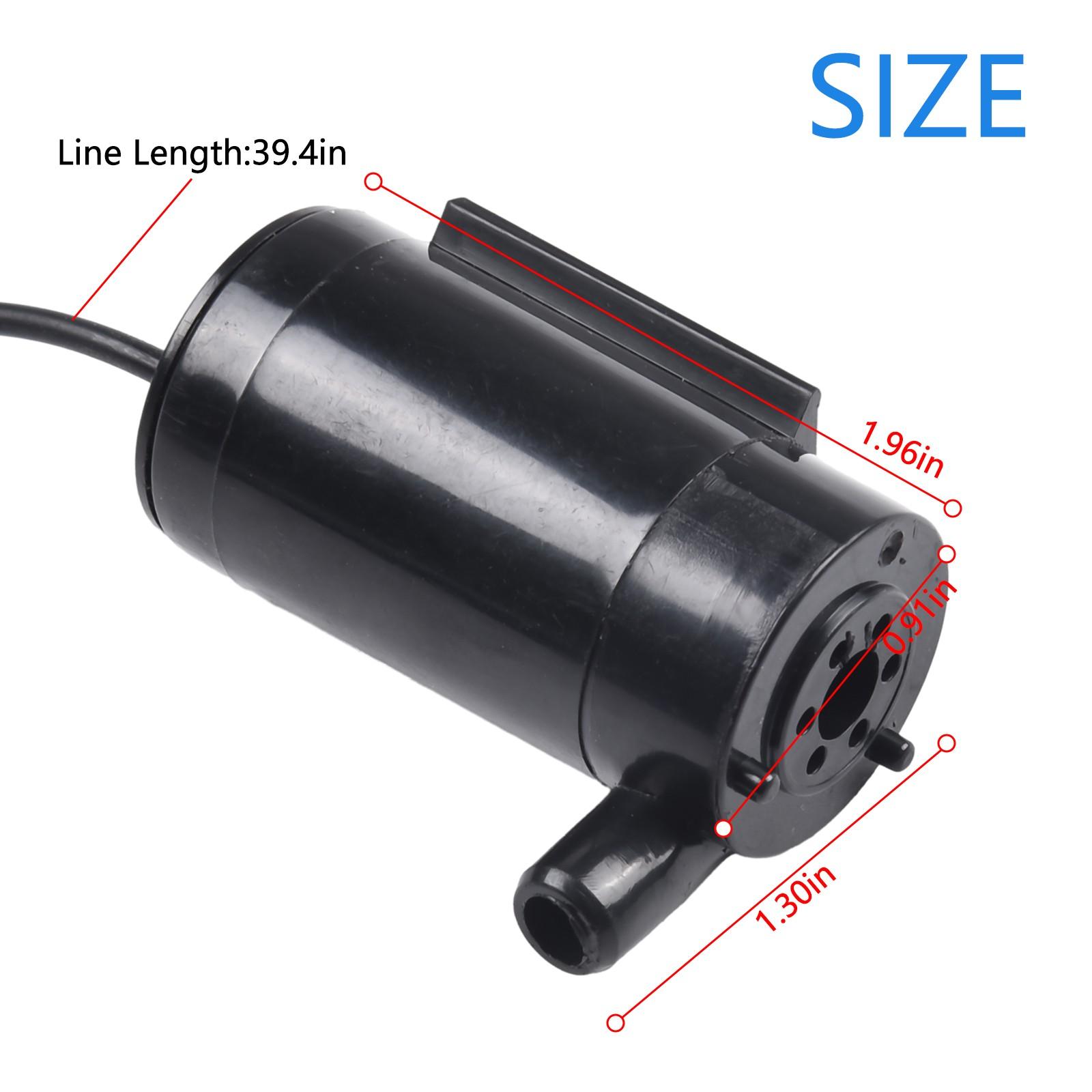 

Водяний насос Mini USB Антикорозійний Стійкий до корозії Horizontal black
