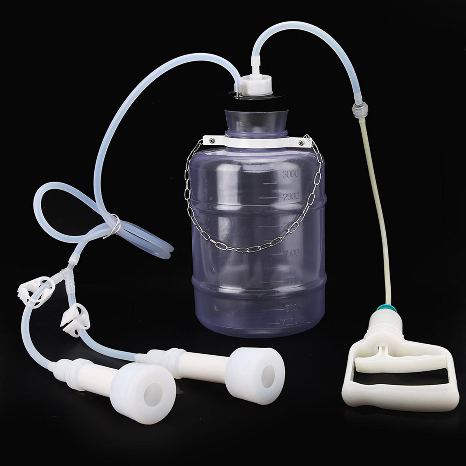 

3L портативний домашній доїльний апарат для кіз. Ручний набір для доїння овець (Для Кози) чорний