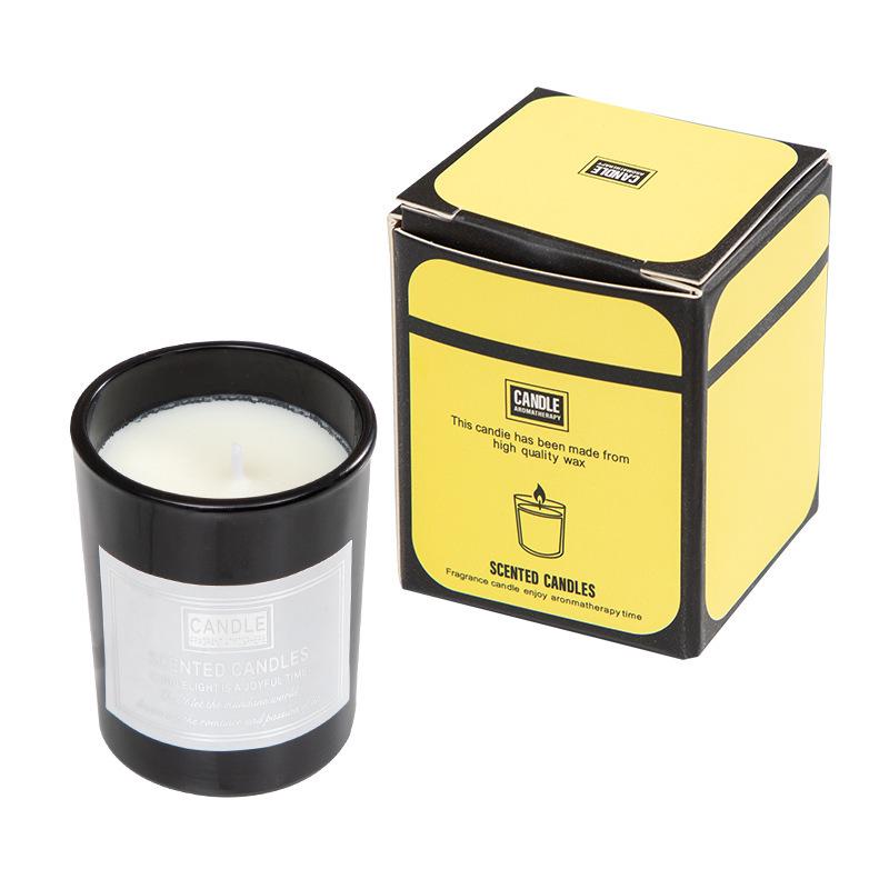 Nordic-Style Scented Candle Cup - Frosted Birthday Gift for Sleep & Romance Atmosphere In Bedroom.