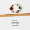 Women's Light Luxury Handmade Gingerbread Man Christmas Beaded Bracelet