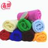 Microfiber Compressed Towel Creative Compressed Towel Plain Color Abraded Water Absorbent Cut Fleece Face Towel