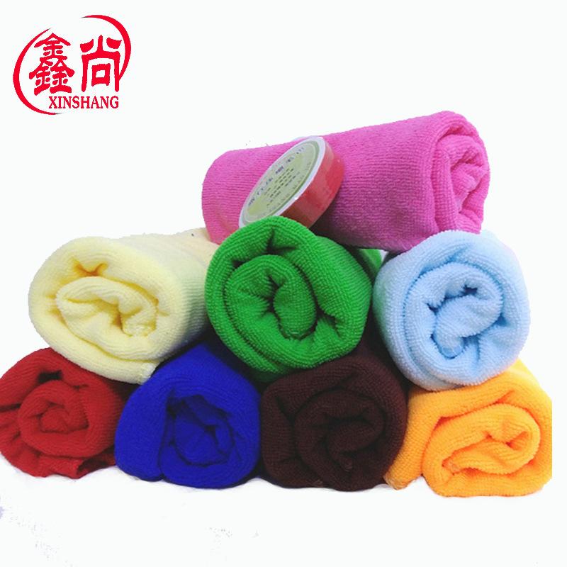 Microfiber Compressed Towel Creative Compressed Towel Plain Color Abraded Water Absorbent Cut Fleece Face Towel
