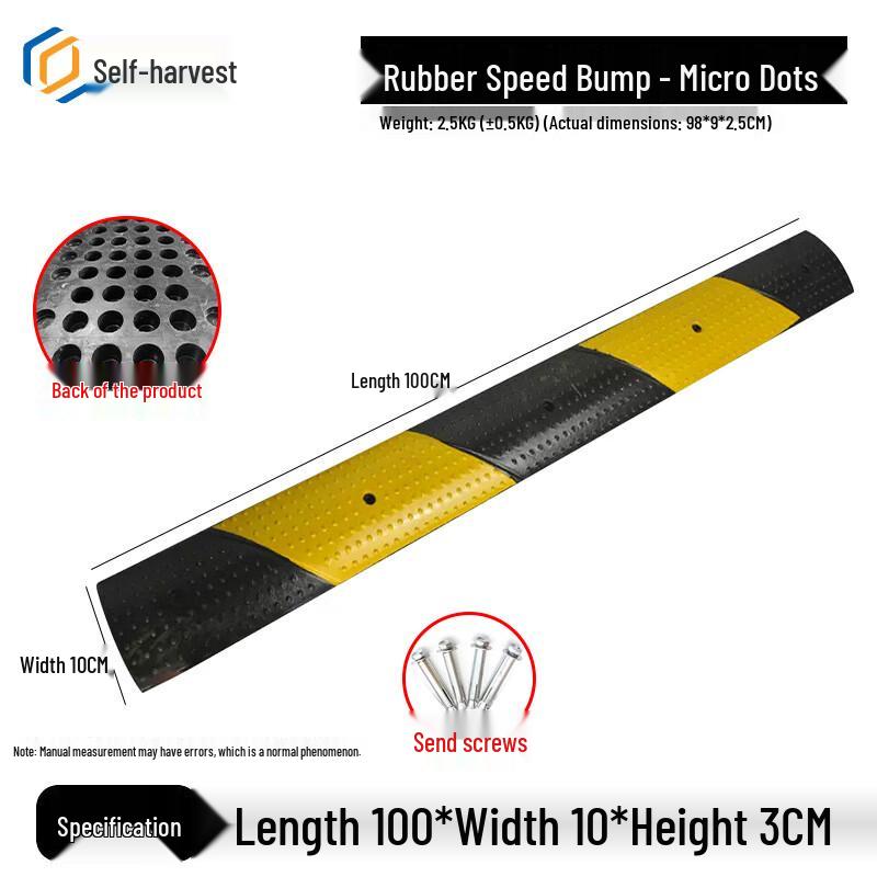 Zisheng Road Speed Hump 100x10x2CM