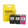 3 Compatible Cartridges CANON PG-560XL CL-561XL Pixma TS 5300 To TS 7451 & Pixma TS 5350a À TS 7451a & Pixma TS 5350i À TS 7451i