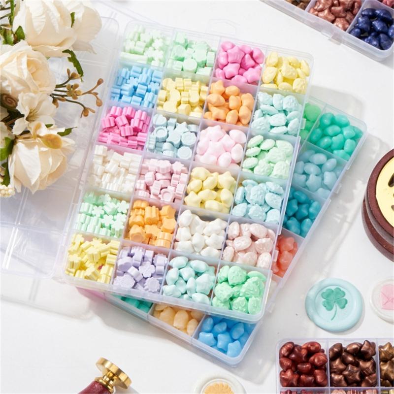 Colorful Wax Seal Beads for Seal Stamp Sealing Wax Beads for Envelope Christmas Package Wedding Invitation Decoration