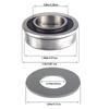 Comprehensive Front Wheel Bearing Hubcap Retaining Washers for Lawn Mowers Enhancing Durability 91334 5920H 9040HR 9040N