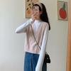 Chaleco de Punto Sin Mangas con Cuello en V Estilo Coreano 2023 para Mujer - Moda Petite Otoño/Invierno