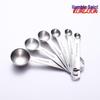 Qianxing 304 Stainless Steel 6-Piece Round Measuring Spoon Set