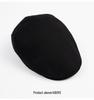 Unisex Large Head Flat Cap - Warm Autumn/Winter Beret Newsboy Cap
