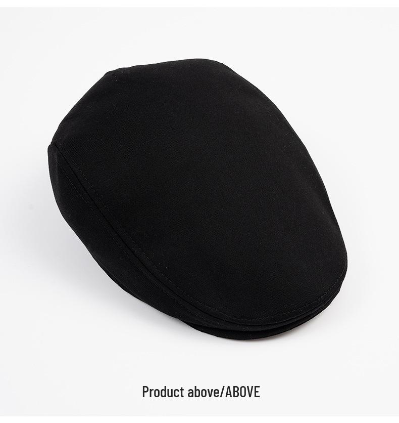 Unisex Large Head Flat Cap - Warm Autumn/Winter Beret Newsboy Cap