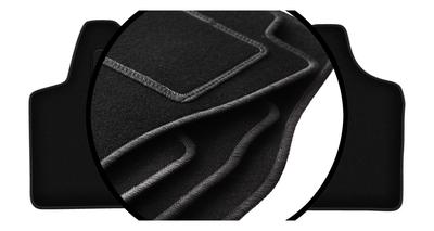Juego de alfombrillas de terciopelo para: Furgoneta de reparto Citroen Jumpy II (2007-2016)