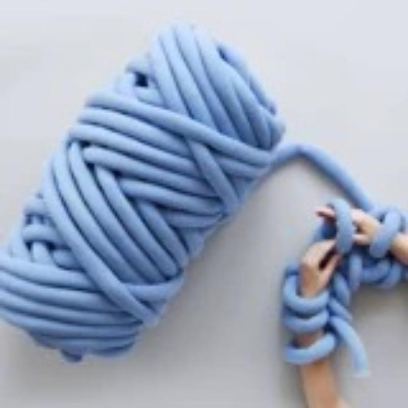 500G The New Thick Wool Yarn Core Filling Cotton Cored Hand-knitted Machine Washable Can Not Wash Hair