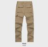 Men’s Pure Cotton Multi-Pocket Workwear Trousers - Spring/Autumn Style