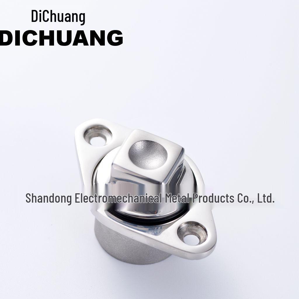 316 Stainless Steel Yacht Marine Stern Water Plug with Diamond Thread Water Plug