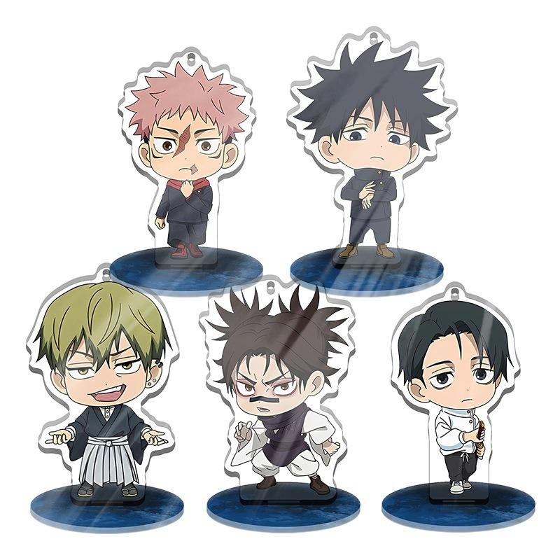 Anime Jujutsu Kaisen Acrylic Keychain Zenin Naoya Fushiguro Megumi Itadori Yuji Okkotsu Yuta Choso Stands Desktop Ornament Gift