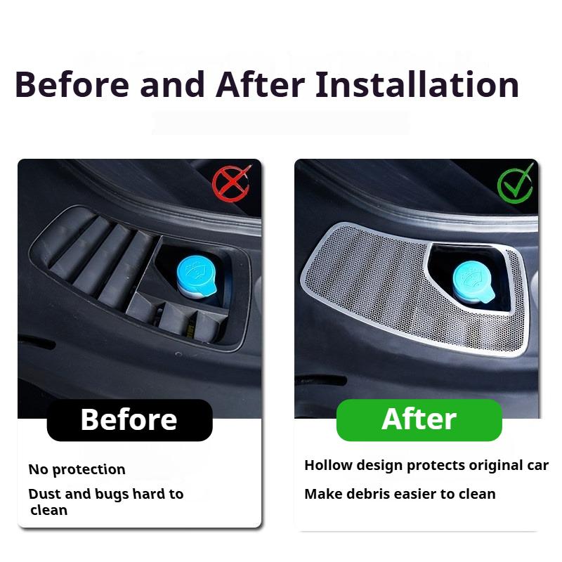 For Xpeng G9 Xiaopeng G9 2025 2026 Front Engine Compartment Dust Cover Air Conditioning Intake Vent Filter Protective Shell