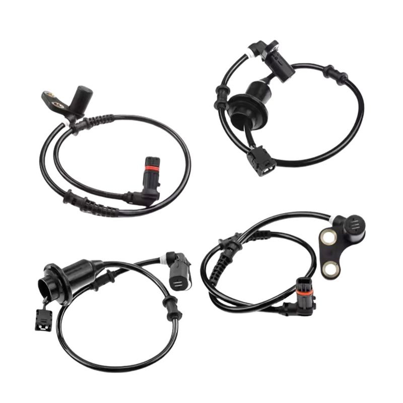 AEA7-4PCS New ABS Wheel Speed Sensor For Mercedes-Benz C-CLASS W202 C208 2025402317 2025402417 2025402717 2025402817 чёрный