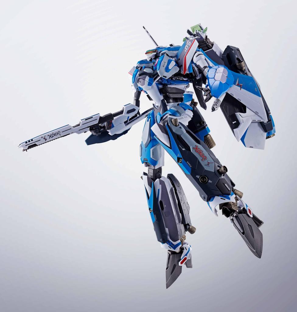 TAMASHII NATIONS DX Chogokin Macross Delta Super Siegfried Immelman Revival 260mm Painted Movable Figure VF-31J (Hayate Machine) Ver. Approx.
