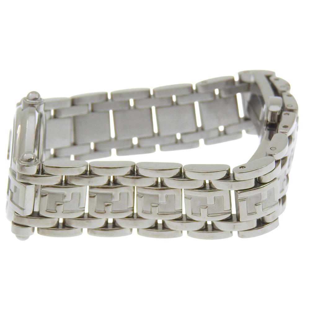 Fendi Olologi Watches 750L blackDial Stainless Steel Quartz Analog Display Women Used