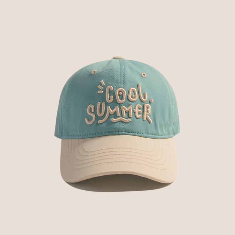 

Модная детская бейсболка в стиле пэчворк для девочек и мальчиков с вышивкой букв, солнцезащитная кепка с козырьком для детей, регулируемая для улицы синий